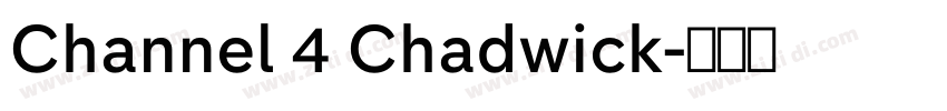 Channel 4 Chadwick字体转换